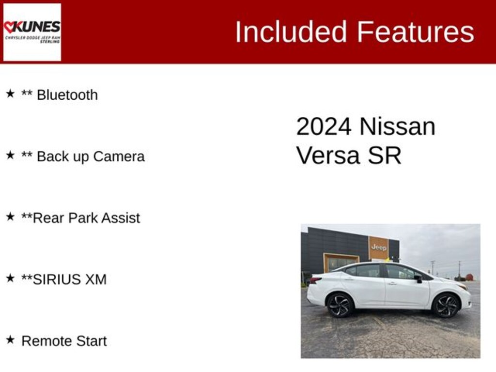 Used 2024 Nissan Versa 1.6 SR Sedan