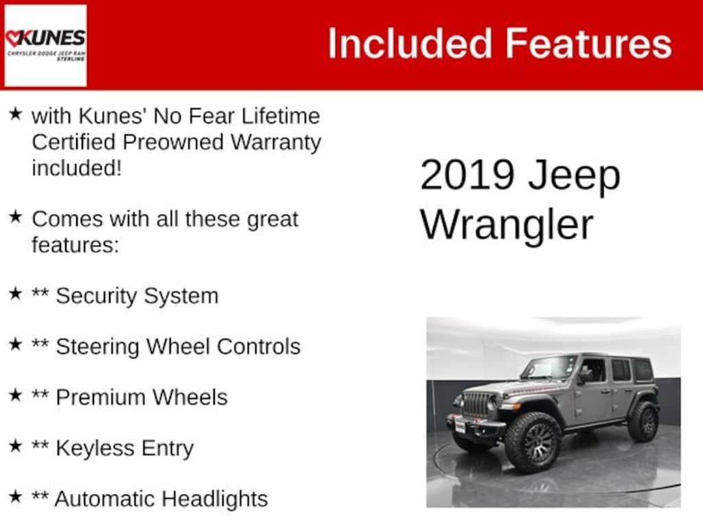 Used 2019 Jeep Wrangler Unlimited Rubicon SUV