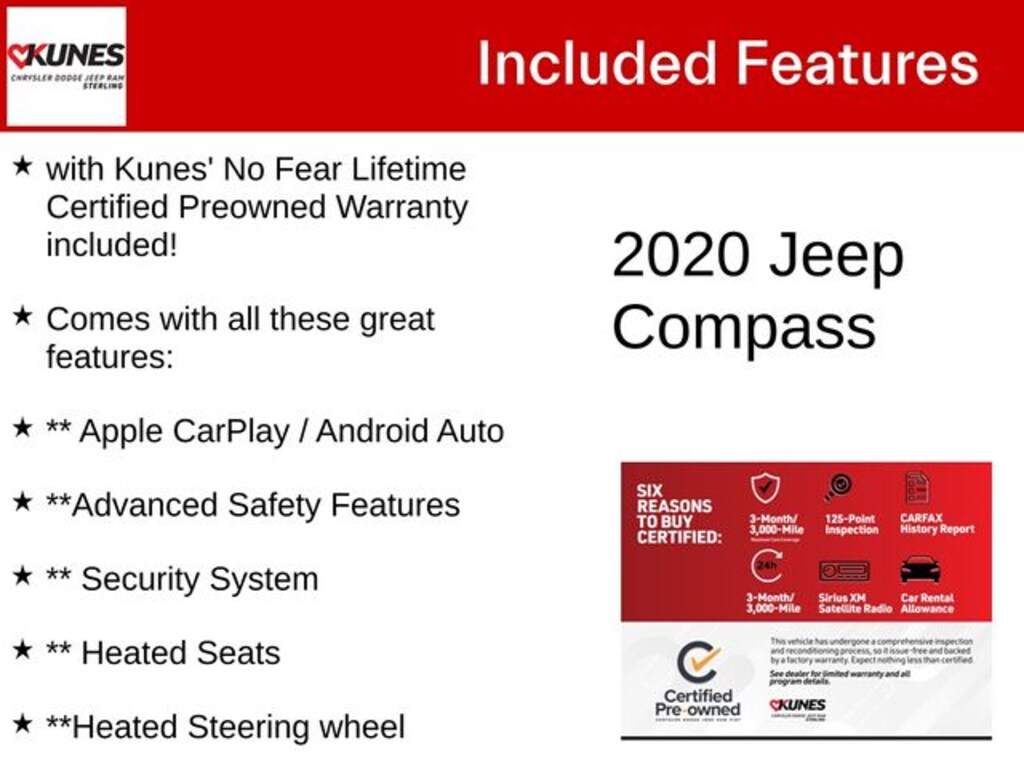 Certified 2020 Jeep Compass Altitude SUV