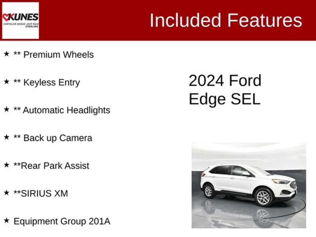 Certified 2024 Ford Edge SEL SUV