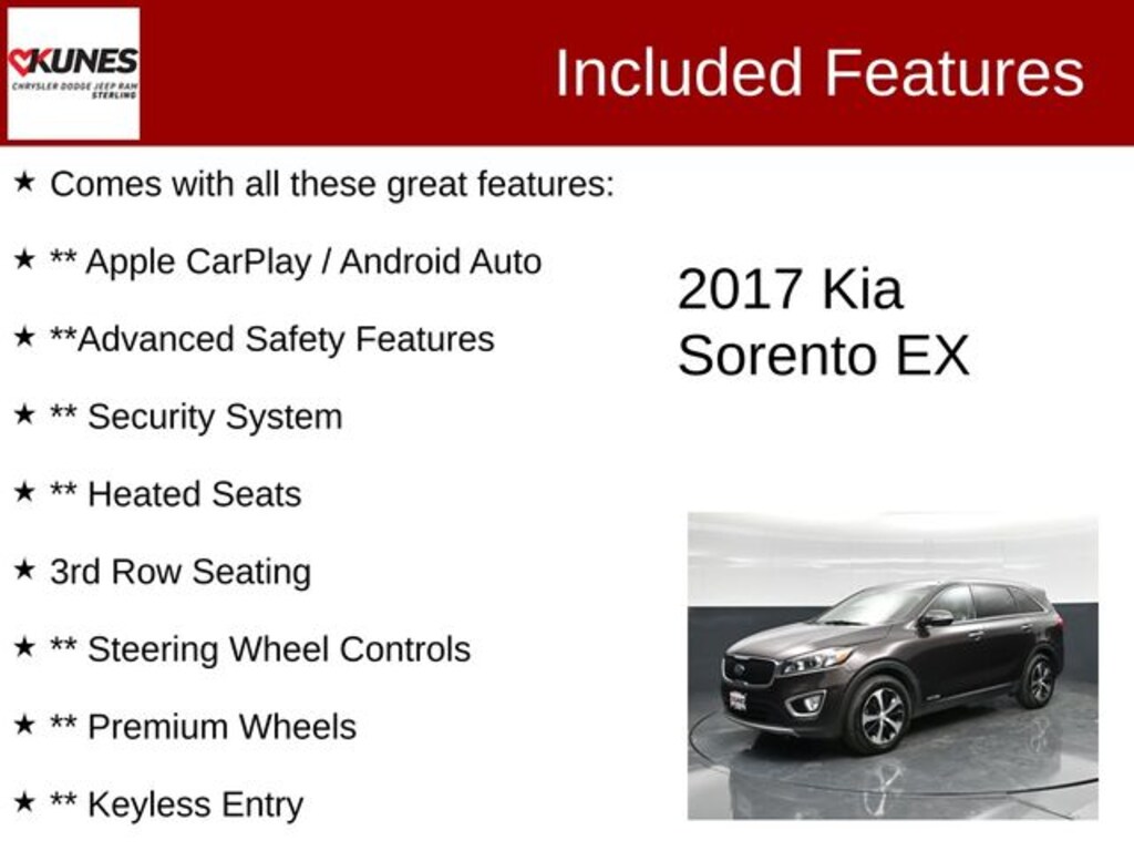 Used 2017 Kia Sorento EX SUV