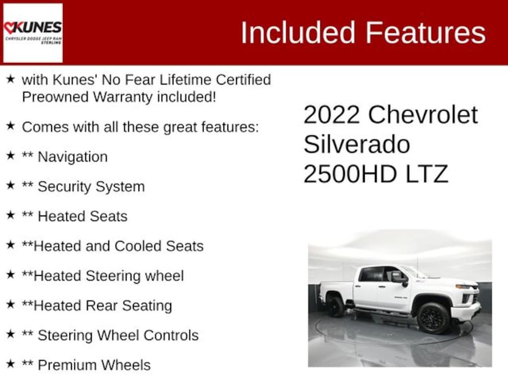 Used 2022 Chevrolet Silverado 2500HD LTZ Truck