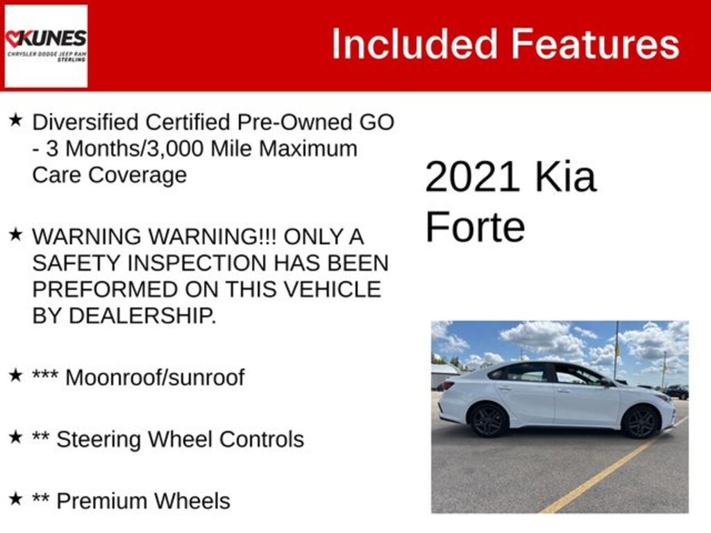 Used 2021 Kia Forte GT-Line Sedan