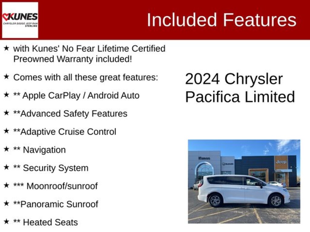 Used 2024 Chrysler Pacifica Limited Minivan/Van
