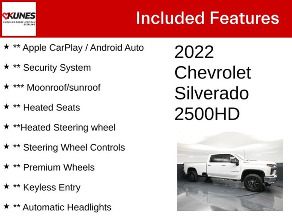 Used 2022 Chevrolet Silverado 2500HD LTZ Truck