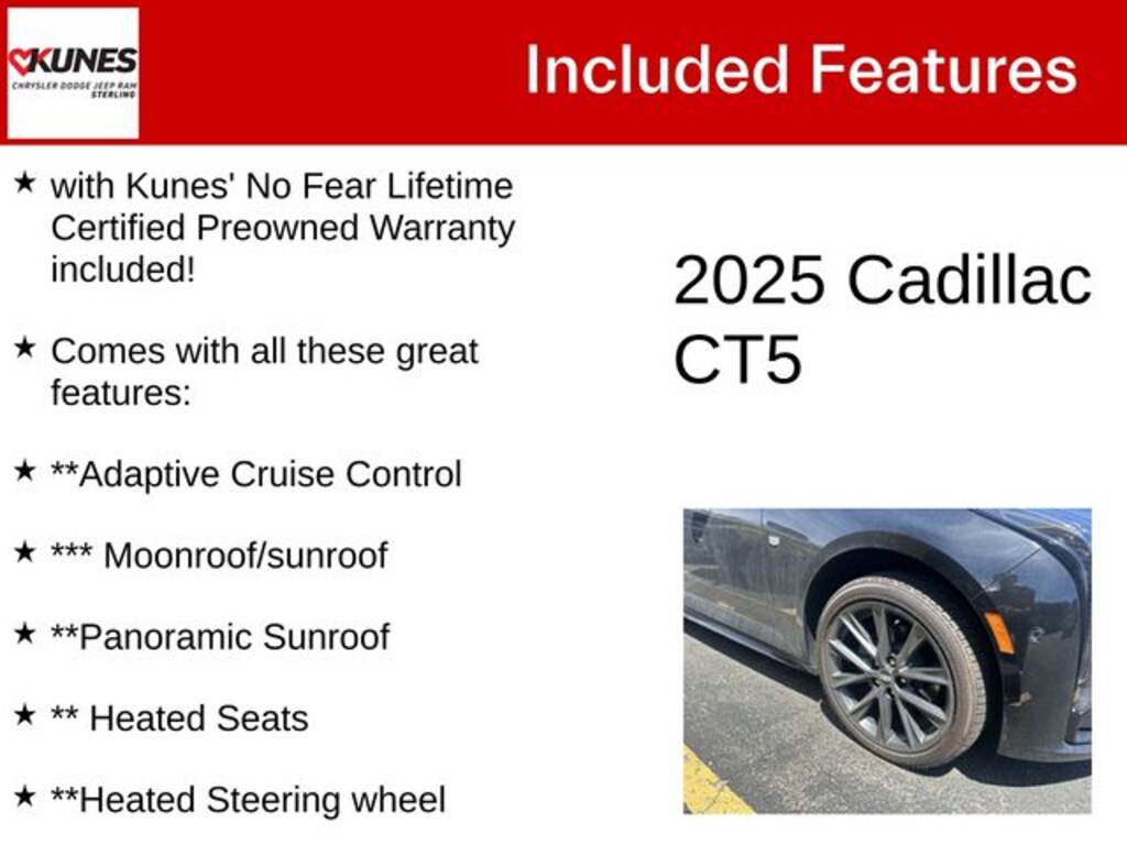 Used 2025 Cadillac CT5 Sport Sedan