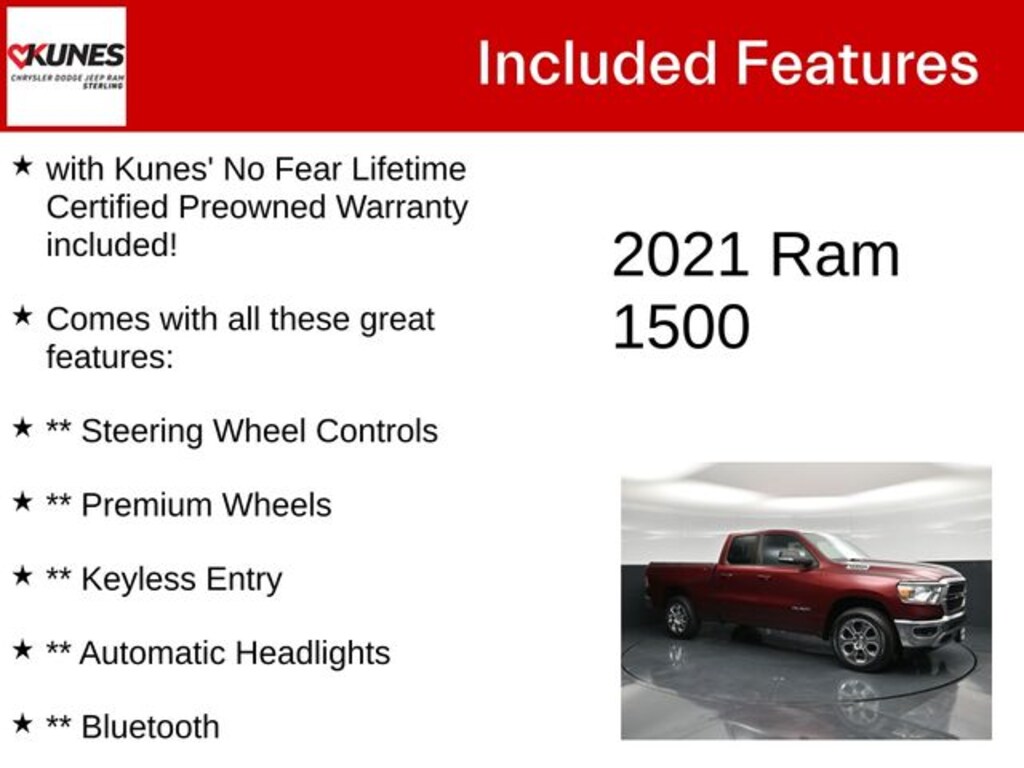 Used 2021 Ram 1500 Big Horn/Lone Star Truck