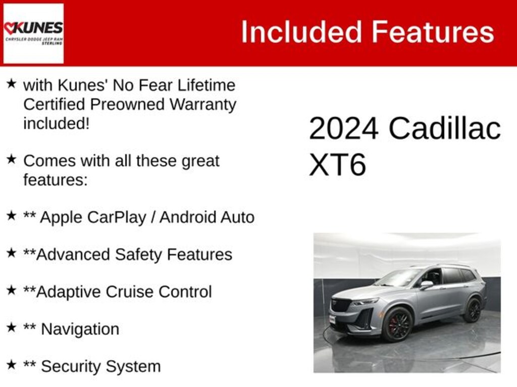 Used 2024 Cadillac XT6 Sport SUV