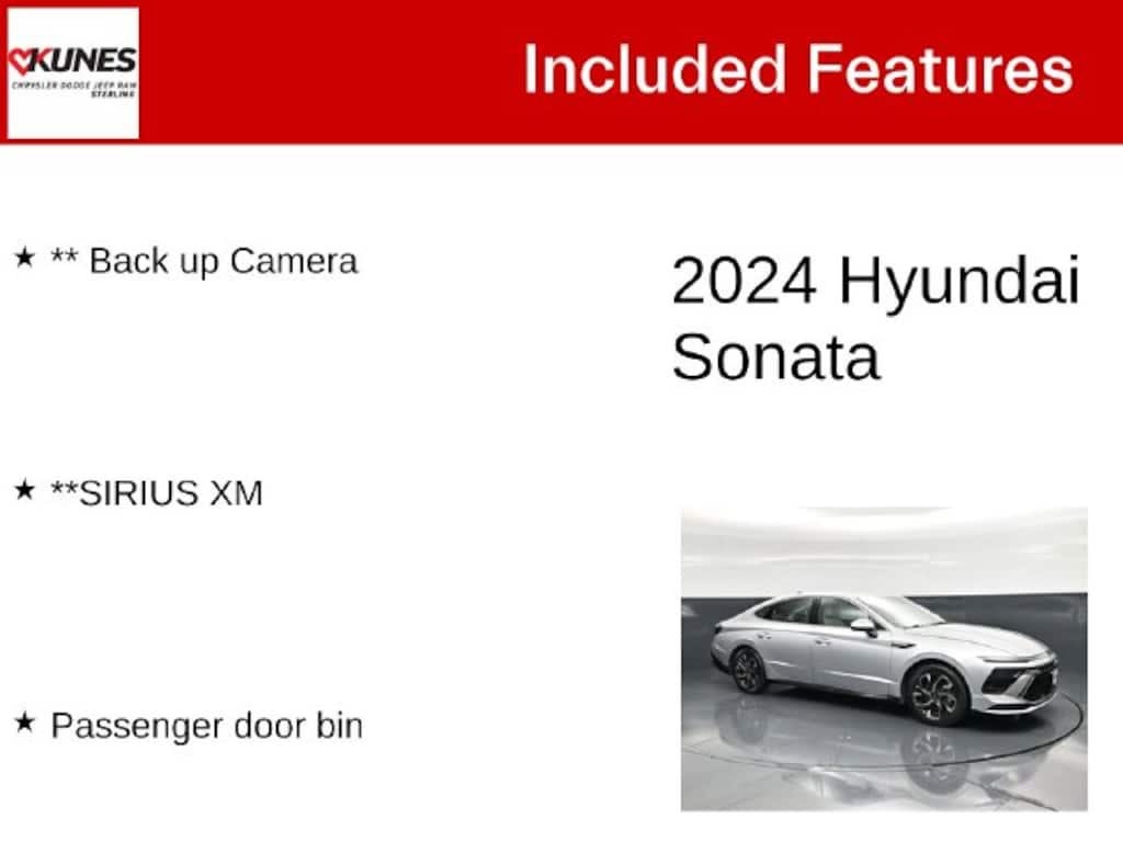 Used 2024 Hyundai Sonata SEL Sedan
