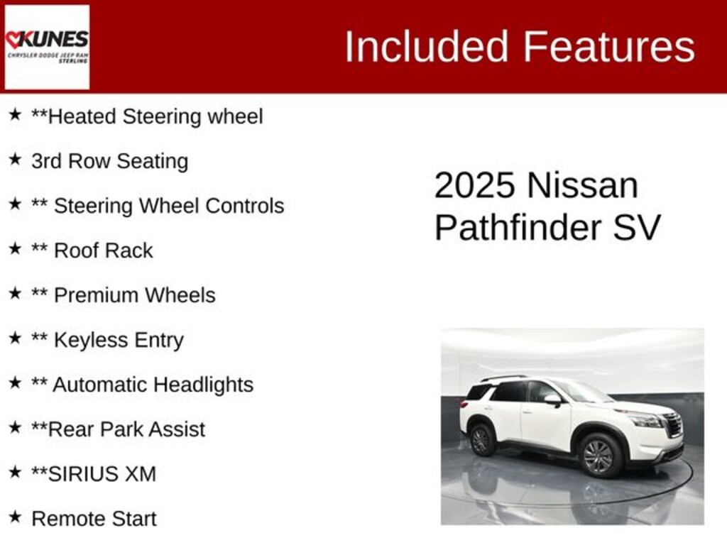 Certified 2025 Nissan Pathfinder SV SUV