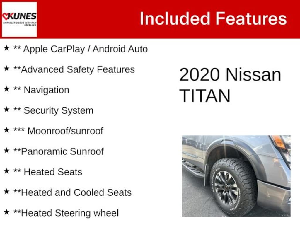 Used 2020 Nissan Titan PRO-4X Truck