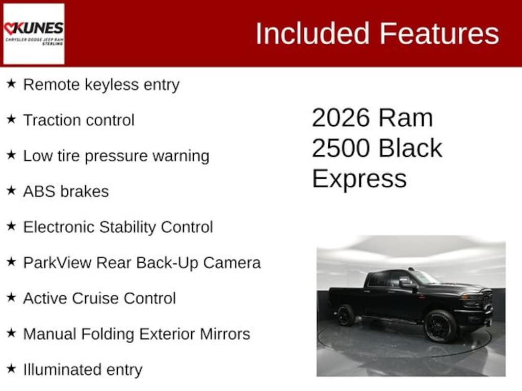 New 2026 Ram 2500 Tradesman Pickup