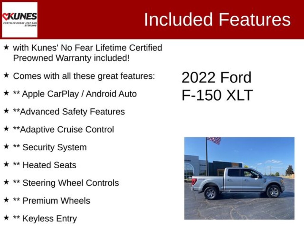 Certified 2022 Ford F-150 XLT Truck