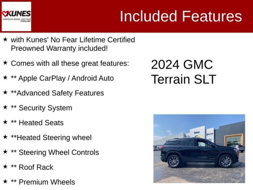 Certified 2024 GMC Terrain SLT SUV
