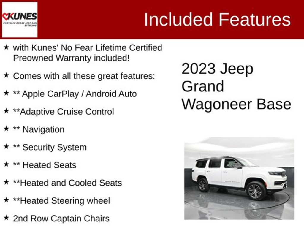 Used 2023 Jeep Grand Wagoneer Base SUV