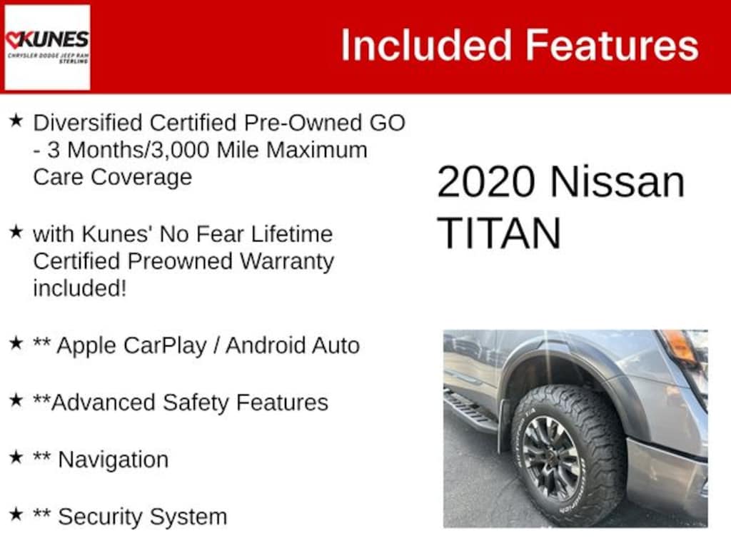 Used 2020 Nissan Titan PRO-4X Truck
