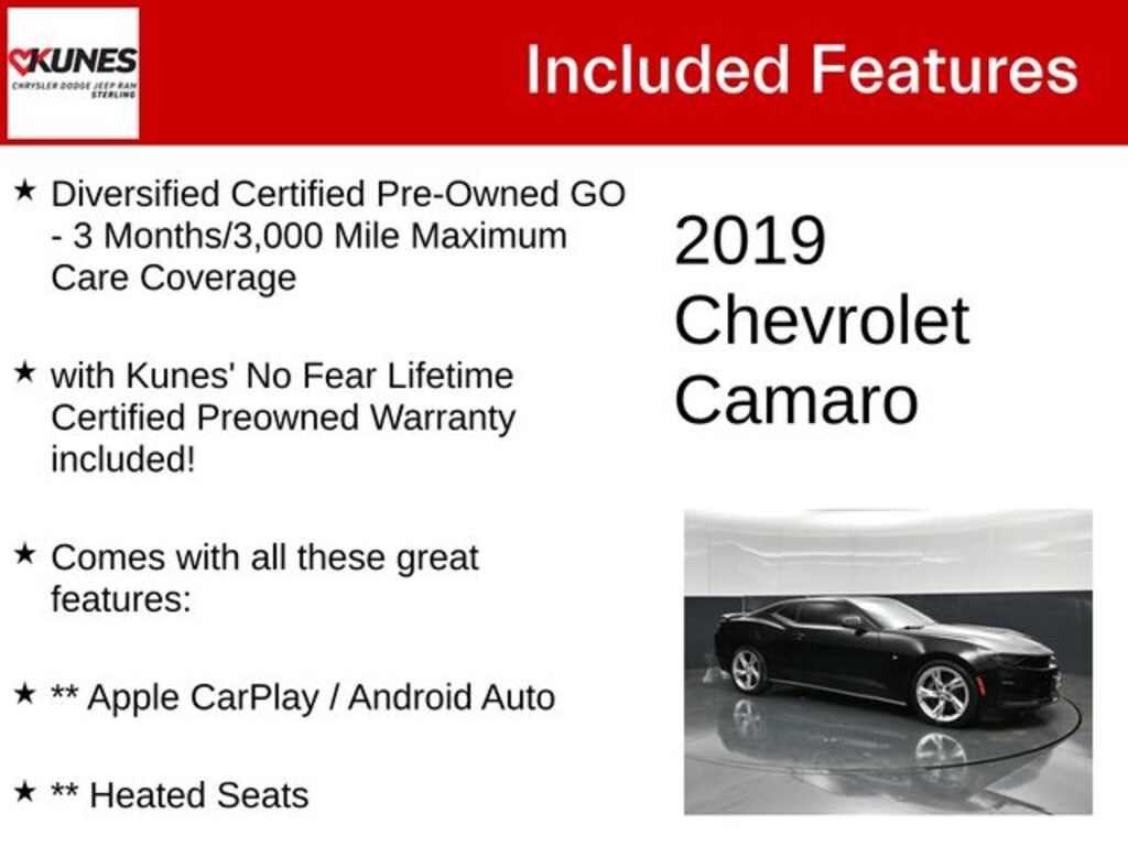 Used 2019 Chevrolet Camaro SS 2SS Coupe