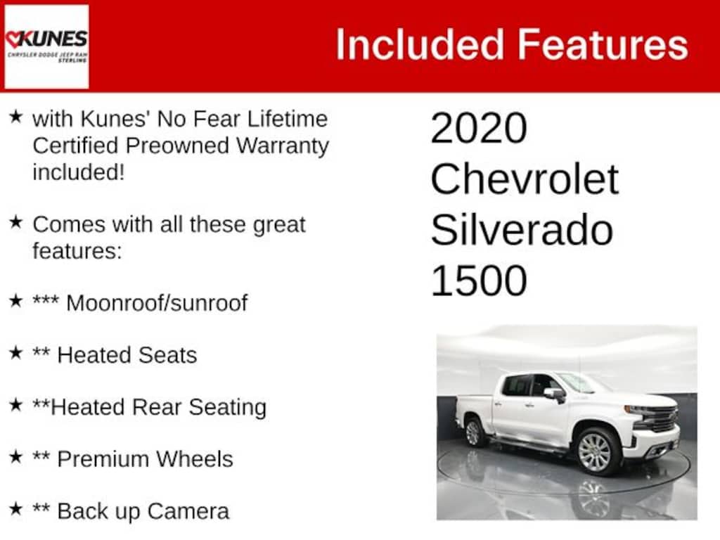 Used 2020 Chevrolet Silverado 1500 High Country Truck