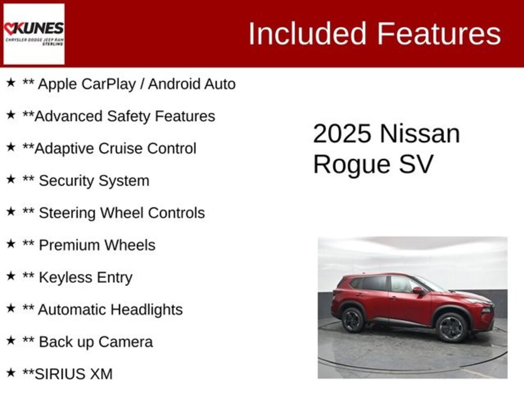 Used 2025 Nissan Rogue SV SUV