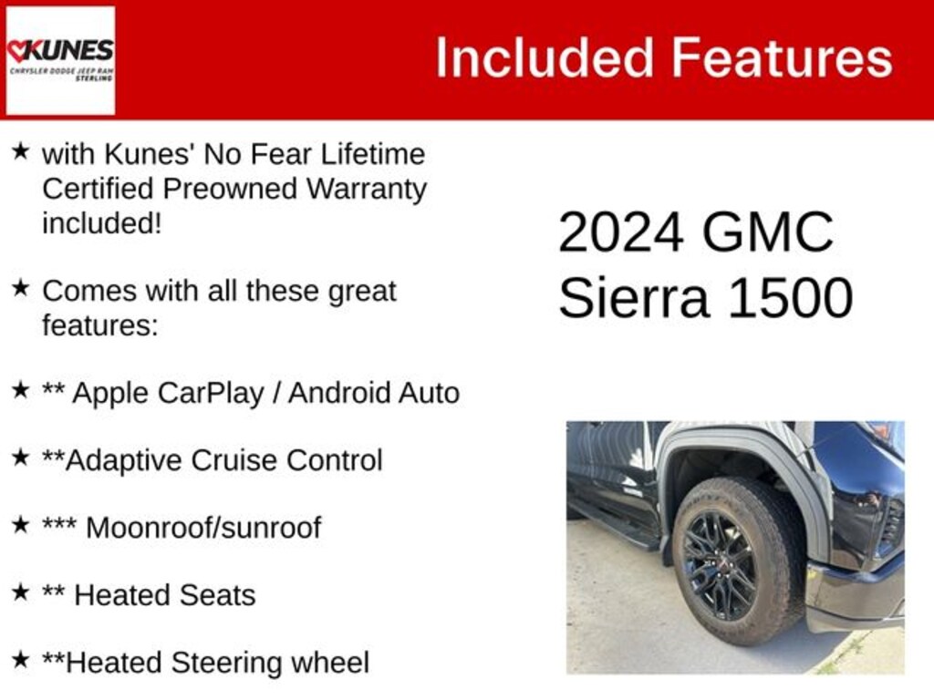 Used 2024 GMC Sierra 1500 Elevation Truck