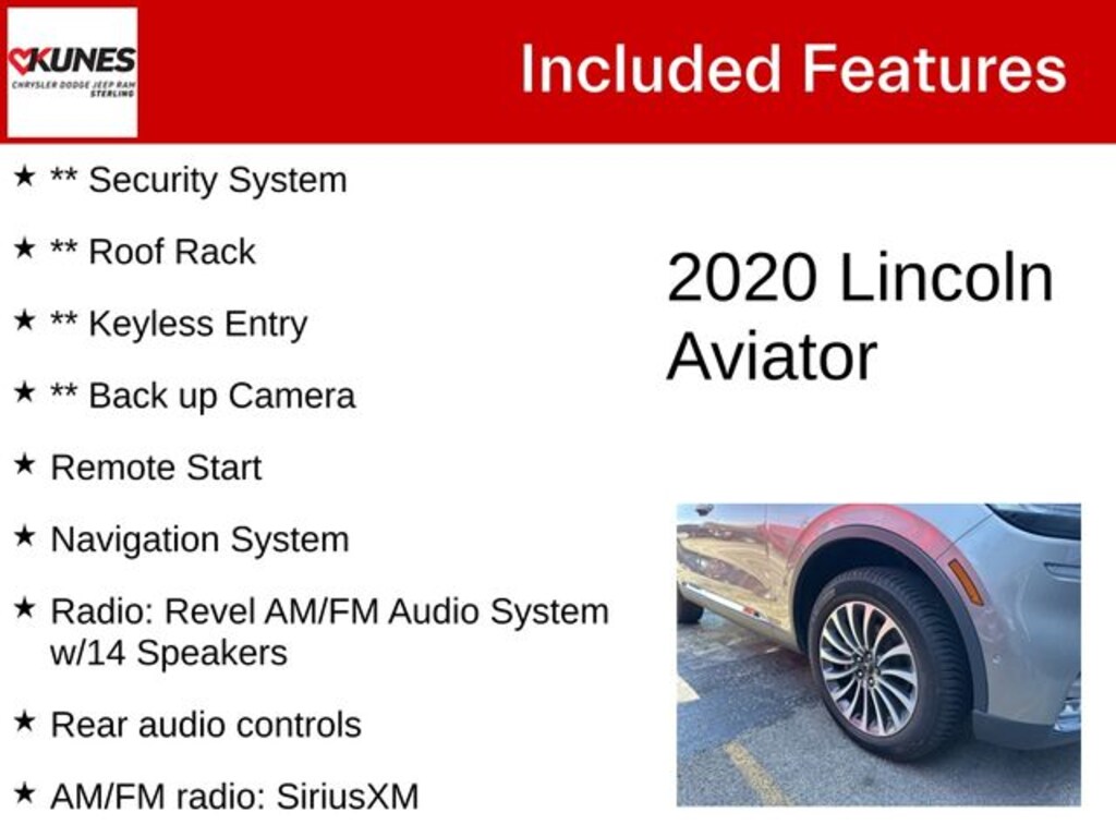 Used 2020 Lincoln Aviator Reserve SUV