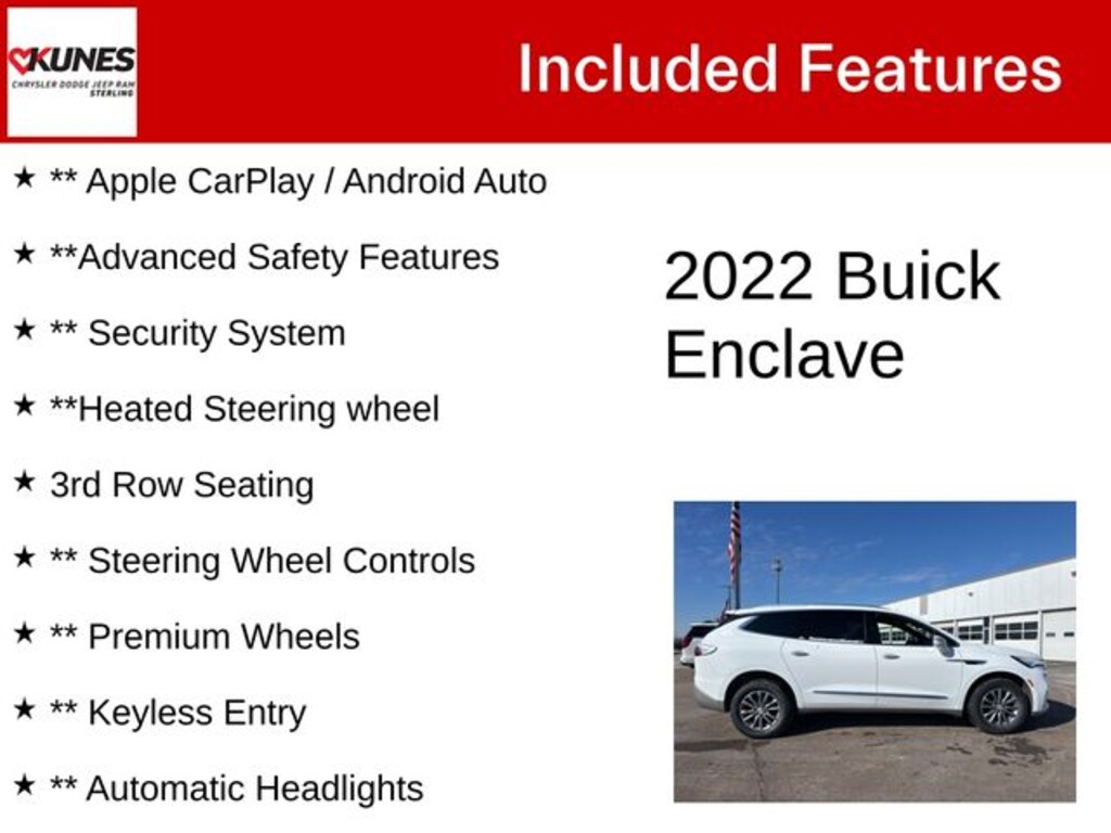 Used 2022 Buick Enclave Essence SUV