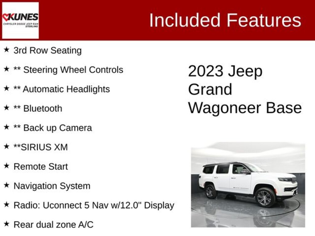 Used 2023 Jeep Grand Wagoneer Base SUV