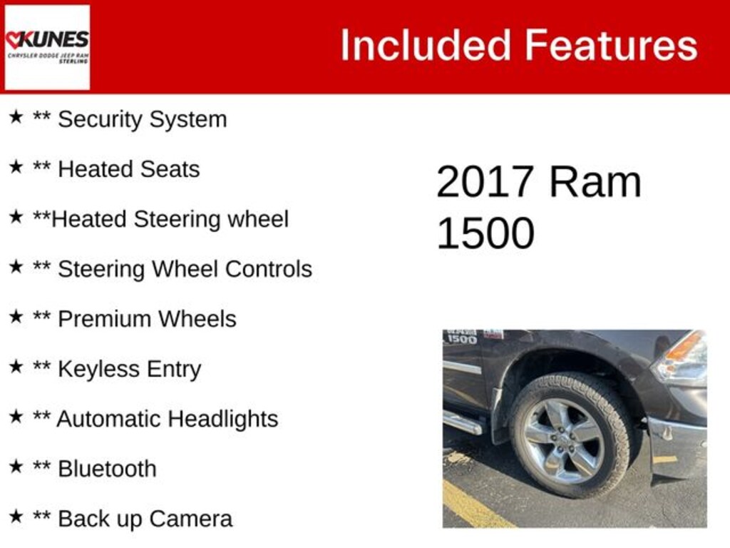 Used 2017 Ram 1500 Big Horn Truck