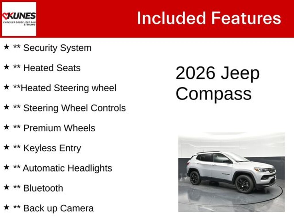 Used 2026 Jeep Compass Latitude SUV