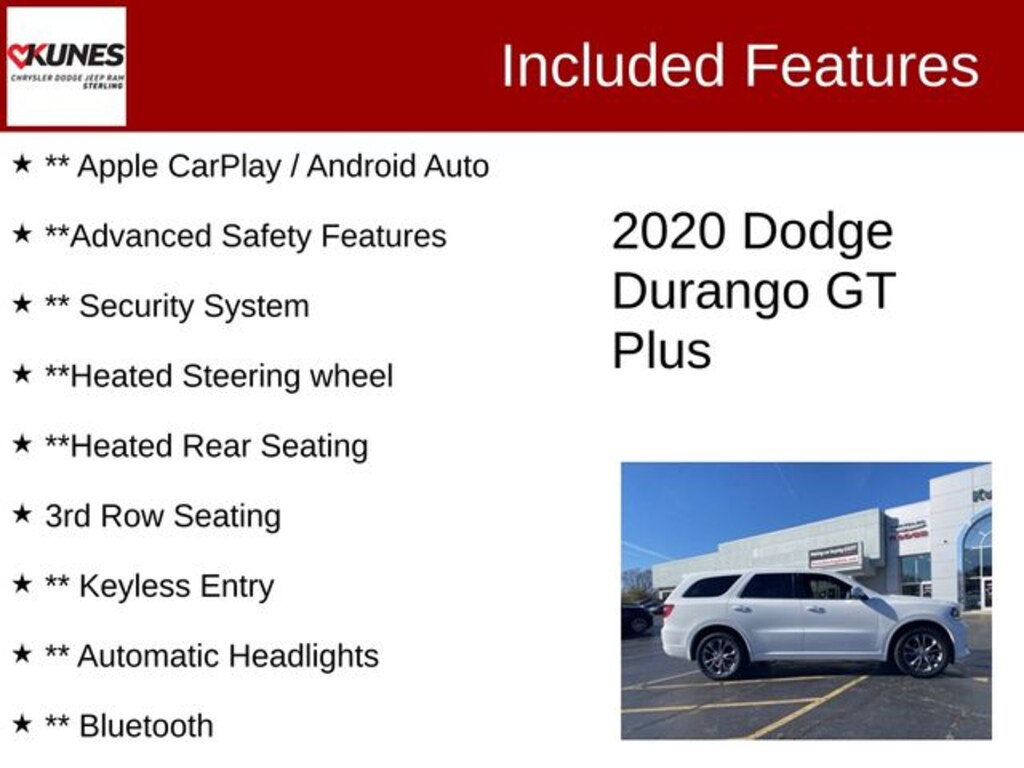 Used 2020 Dodge Durango GT Plus SUV