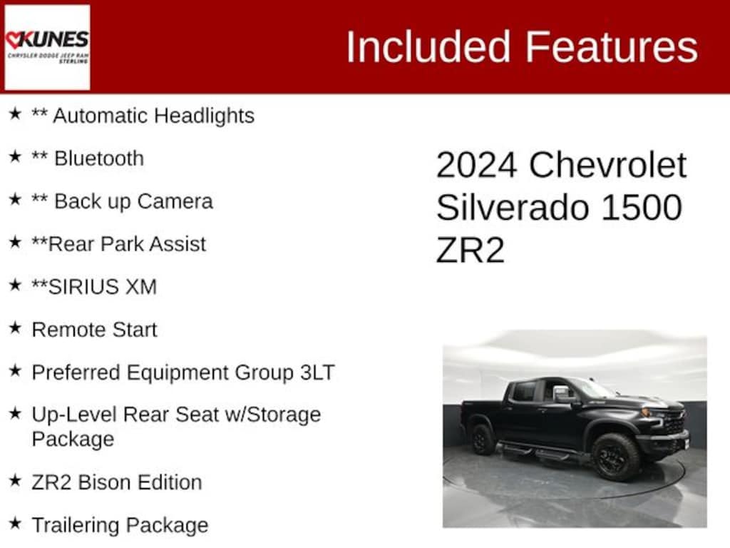 Used 2024 Chevrolet Silverado 1500 ZR2 Truck