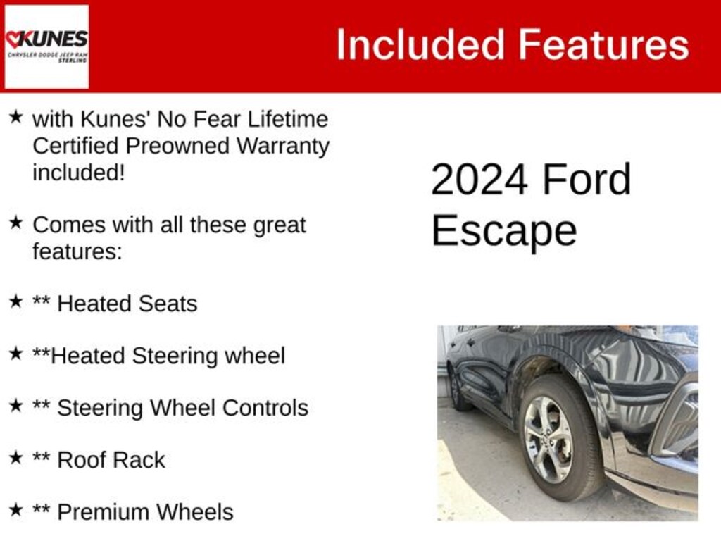 Used 2024 Ford Escape ST-Line SUV