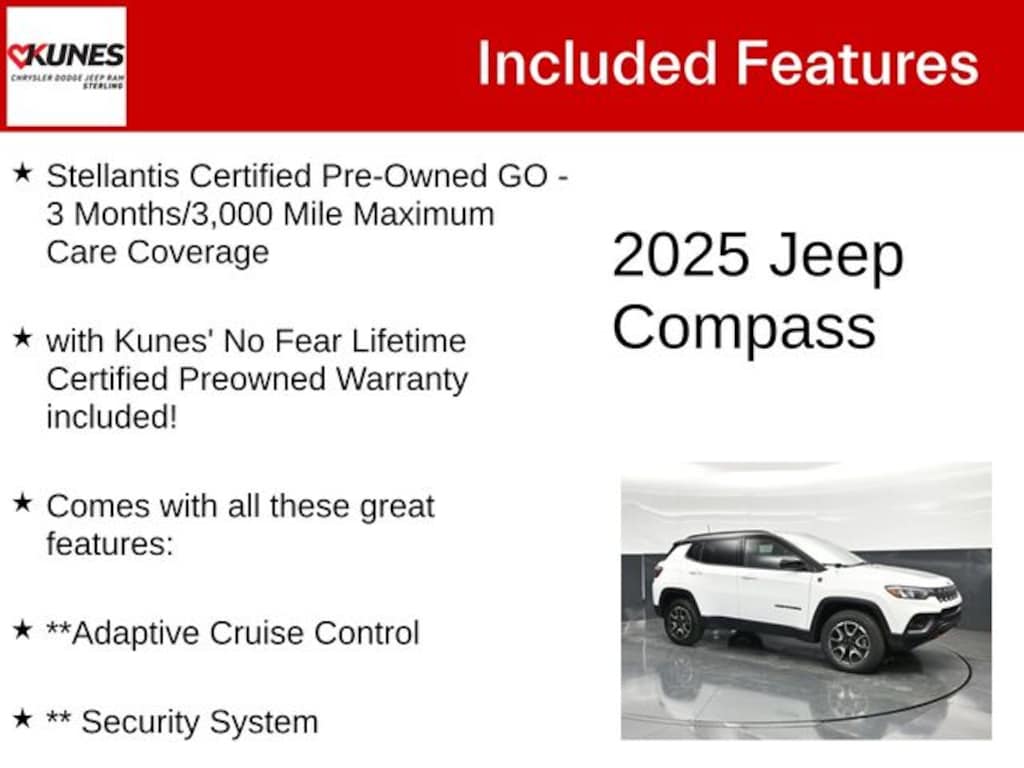 Certified 2025 Jeep Compass Trailhawk SUV