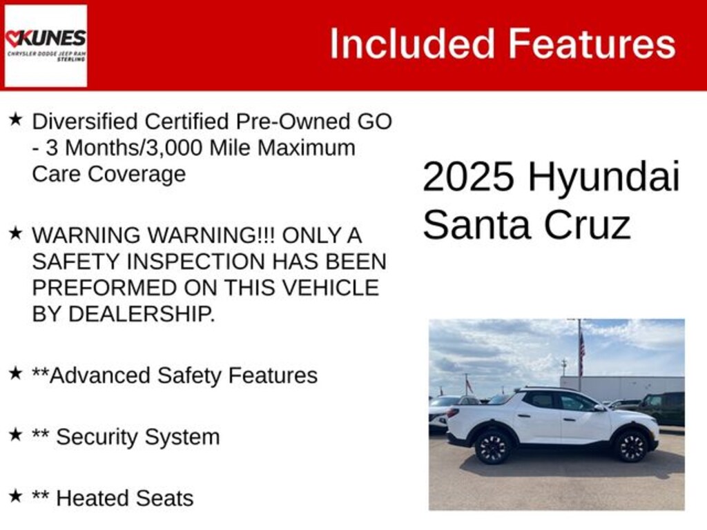 Used 2025 Hyundai Santa Cruz SEL Truck