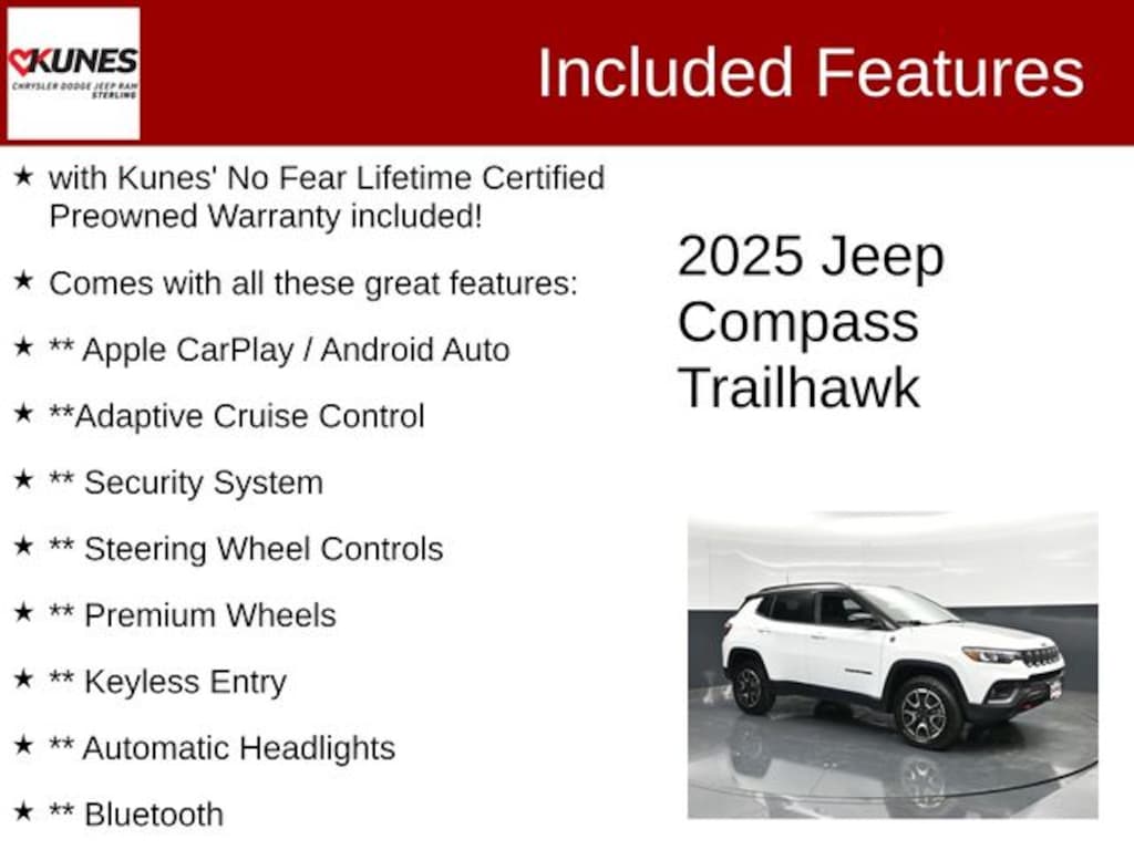 Used 2025 Jeep Compass Trailhawk SUV