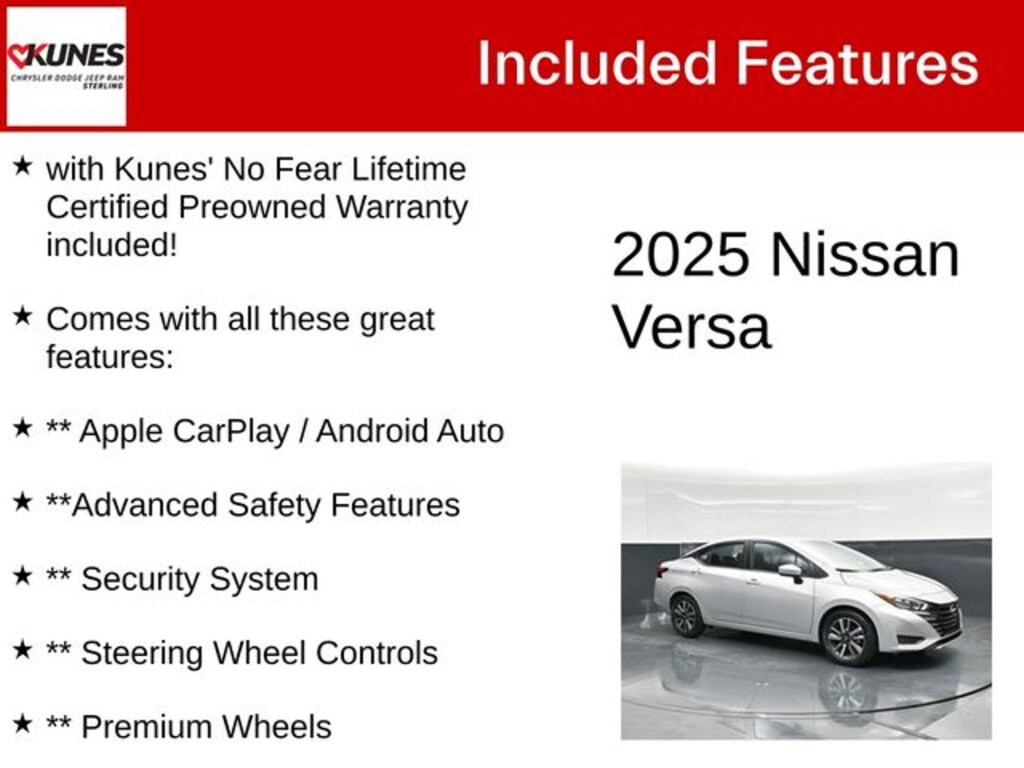 Used 2025 Nissan Versa 1.6 SV Sedan