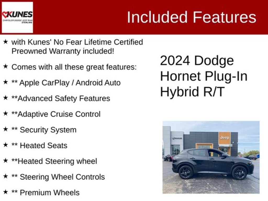 Certified 2024 Dodge Hornet R/T SUV