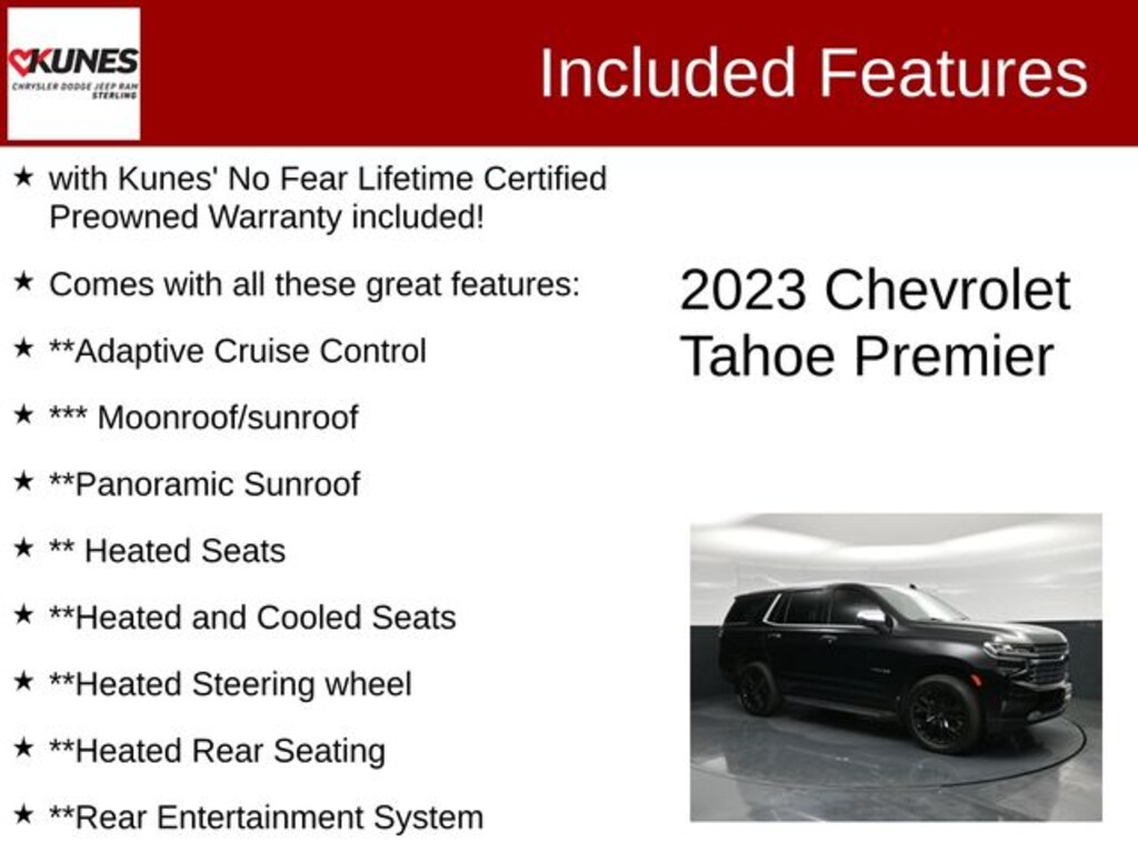 Used 2023 Chevrolet Tahoe Premier SUV