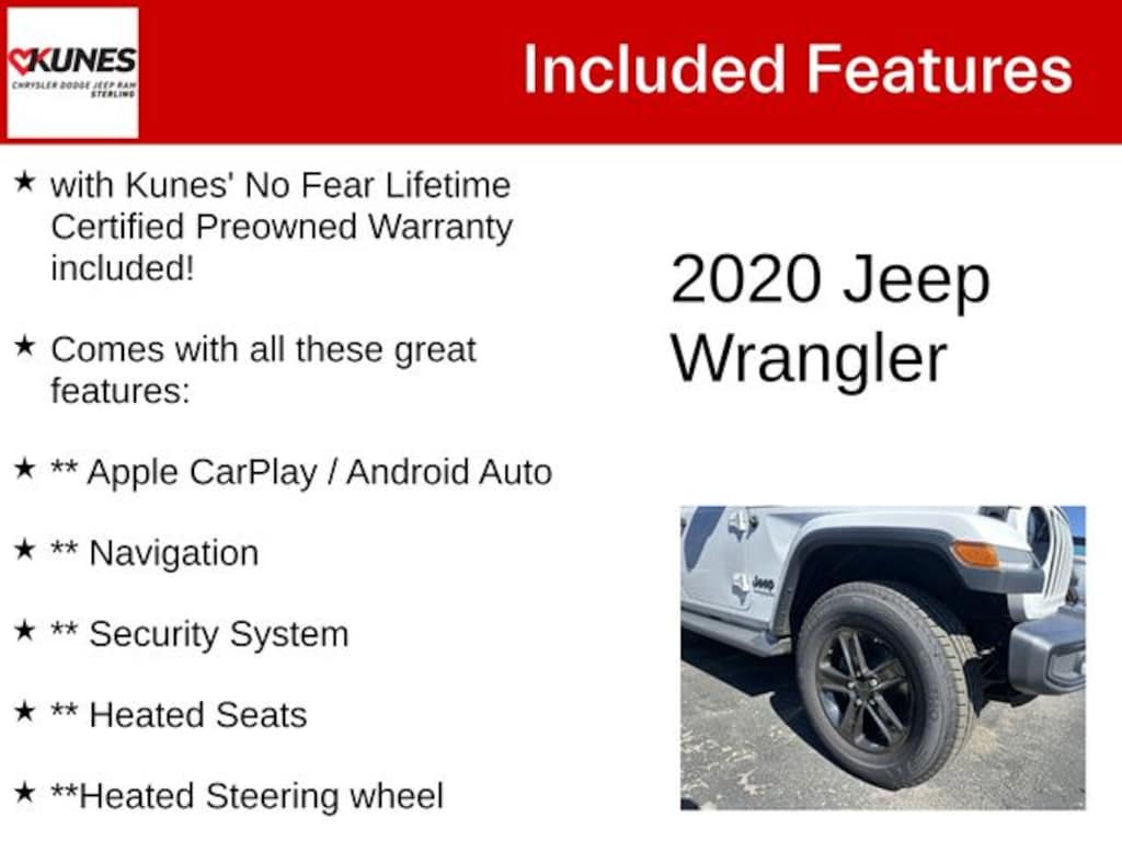 Used 2020 Jeep Wrangler Unlimited Sahara SUV