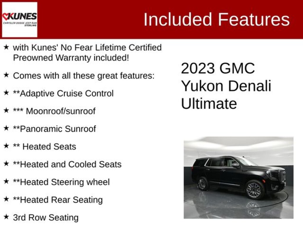 Used 2023 GMC Yukon Denali Ultimate SUV