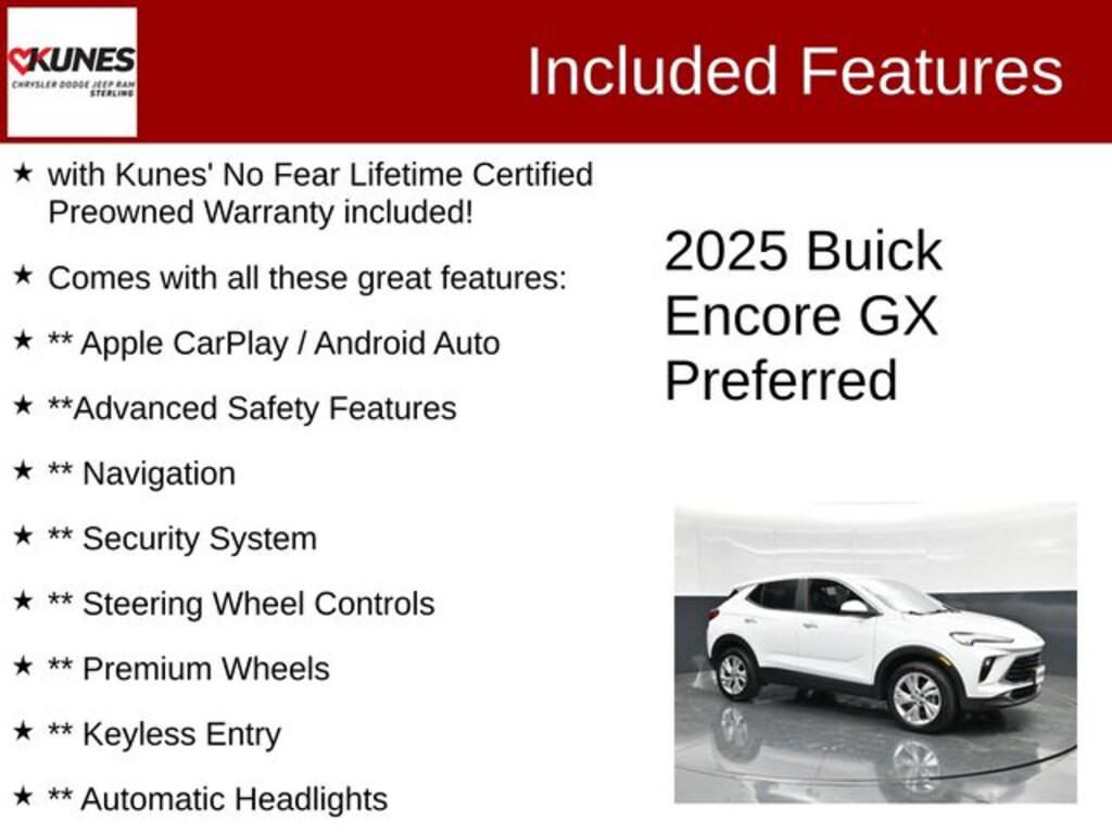 Used 2025 Buick Encore GX Preferred SUV