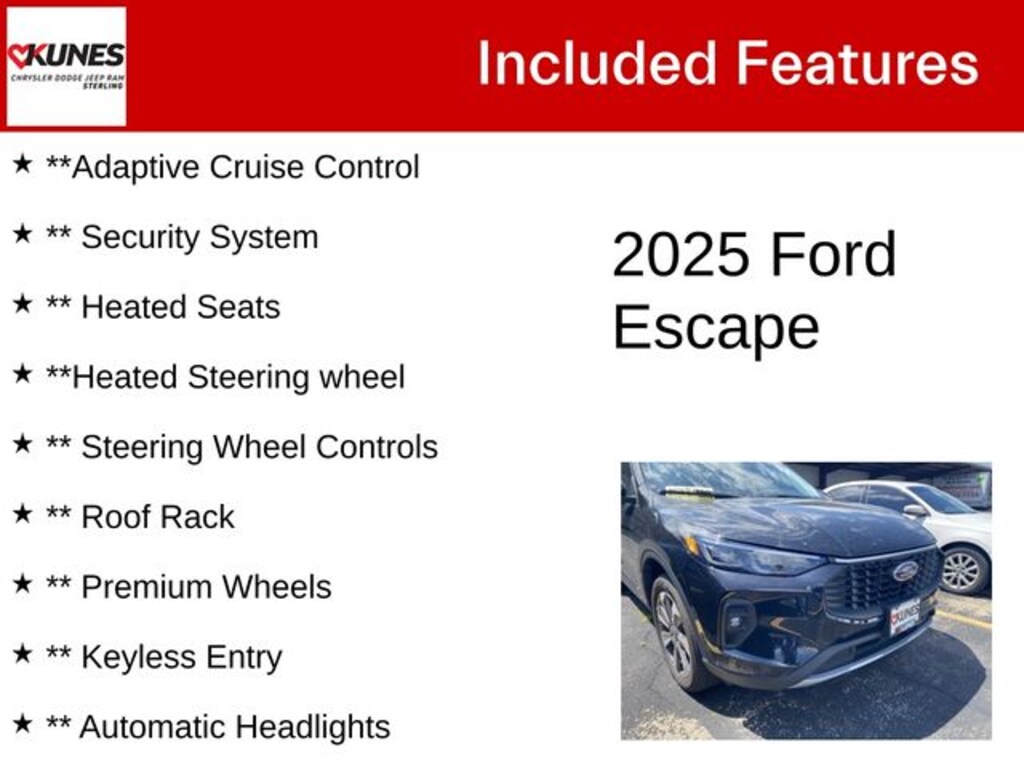 Used 2025 Ford Escape Platinum SUV