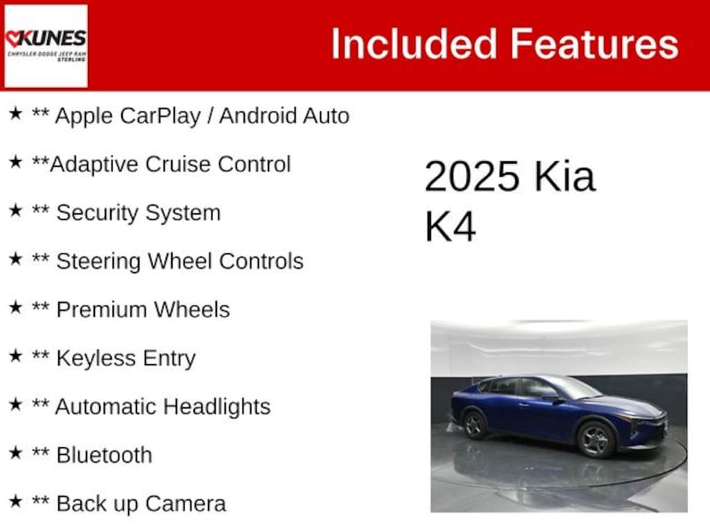 Used 2025 Kia K4 LXS Sedan
