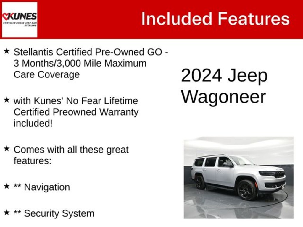 Certified 2024 Jeep Wagoneer Series II SUV