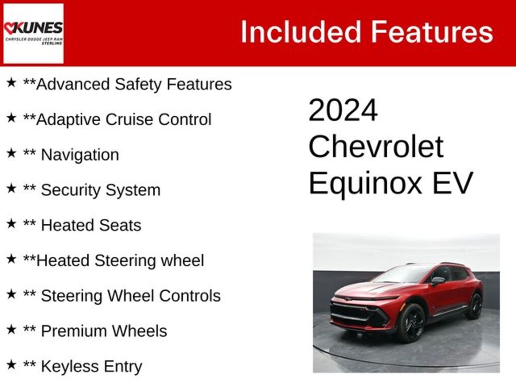 Used 2024 Chevrolet Equinox EV RS SUV