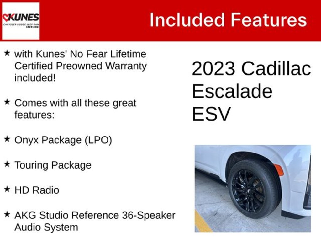 Used 2023 Cadillac Escalade ESV Sport Platinum SUV