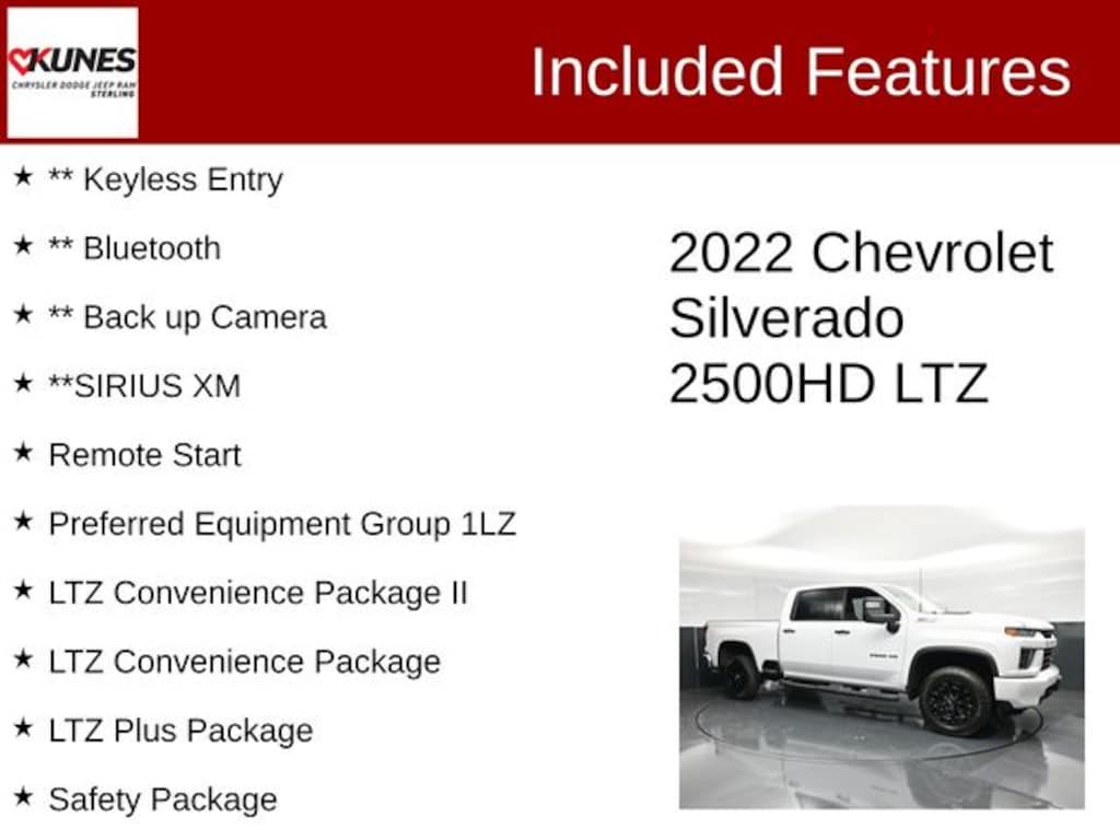 Used 2022 Chevrolet Silverado 2500HD LTZ Truck