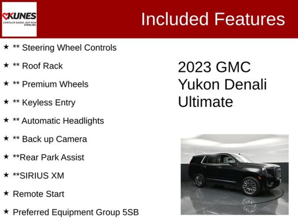 Used 2023 GMC Yukon Denali Ultimate SUV