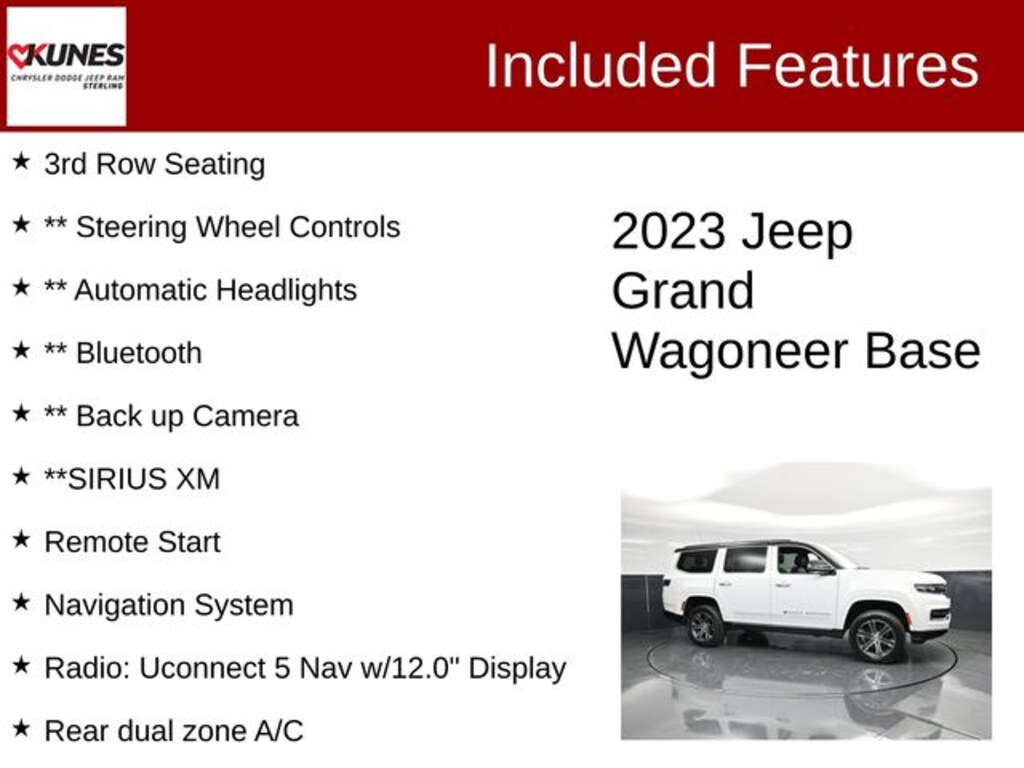 Used 2023 Jeep Grand Wagoneer Base SUV