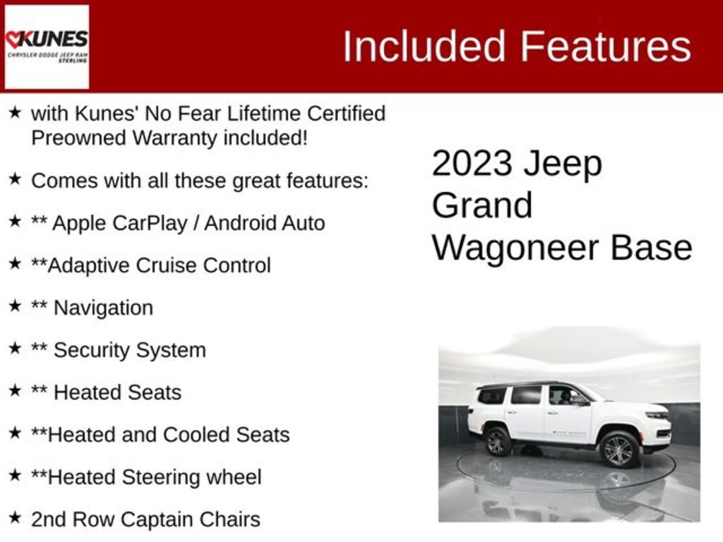Used 2023 Jeep Grand Wagoneer Base SUV
